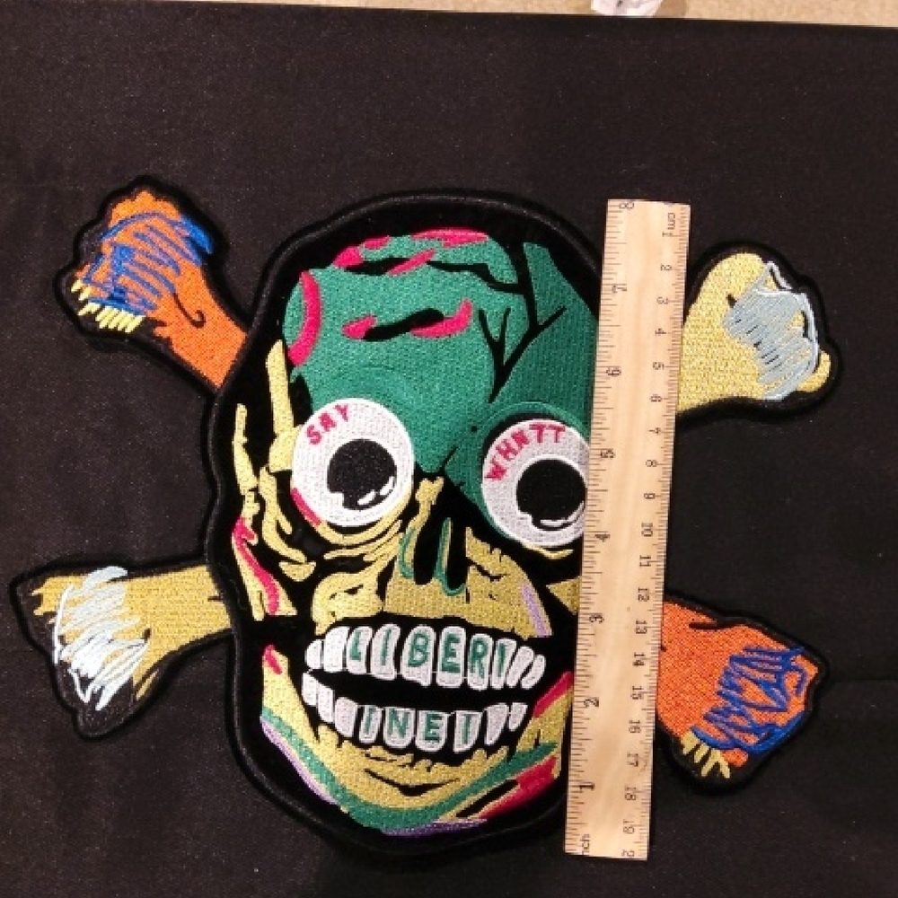 Colorful Skull Patch - Picture 2 of 2